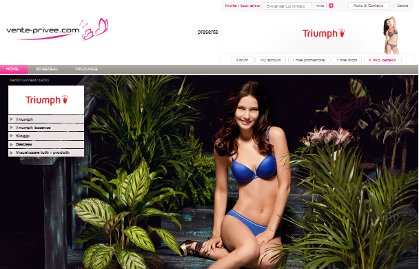 OUTLET TRIUMPH INTIMO